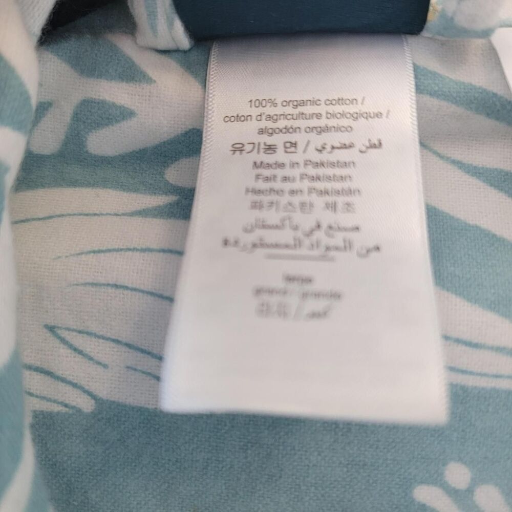 Harry Potter Blue Button Up Shirt Wizarding World Size L - Picture 4 of 8